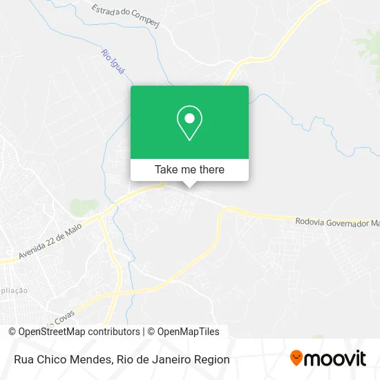 Rua Chico Mendes map
