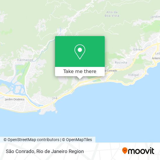 São Conrado map