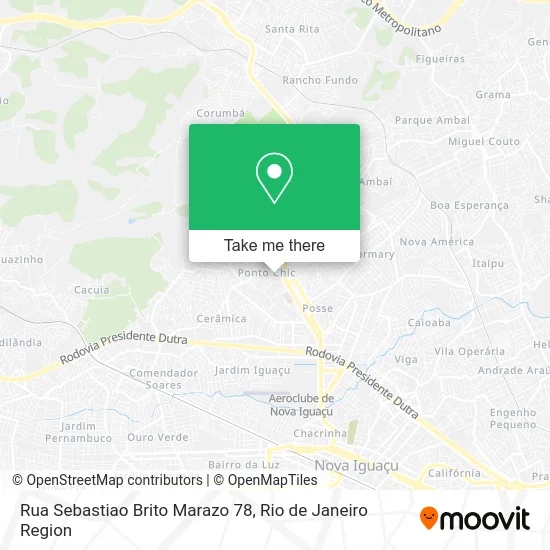 Rua Sebastiao Brito Marazo 78 map