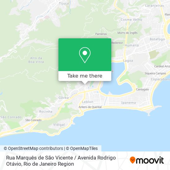 Rua Marquês de São Vicente / Avenida Rodrigo Otávio map
