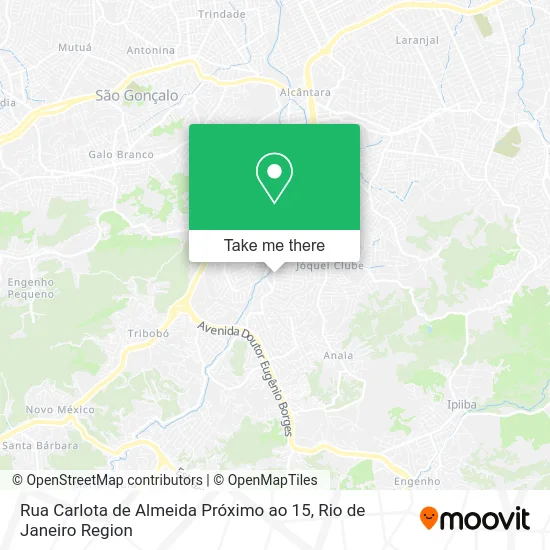 Rua Carlota de Almeida Próximo ao 15 map