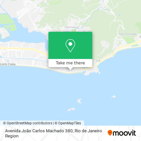 Mapa Avenida João Carlos Machado 380