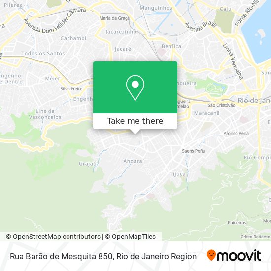 Rua Barão de Mesquita 850 map