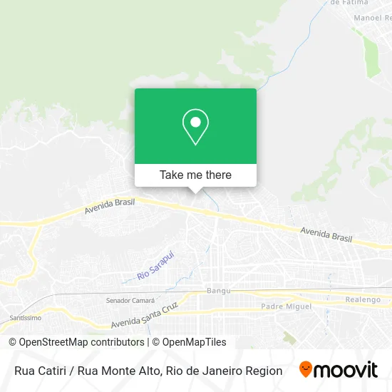 Rua Catiri / Rua Monte Alto map