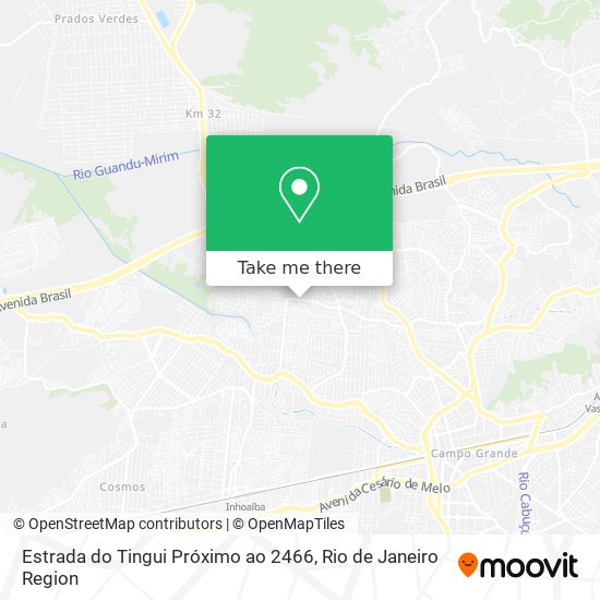 Estrada do Tingui Próximo ao 2466 map