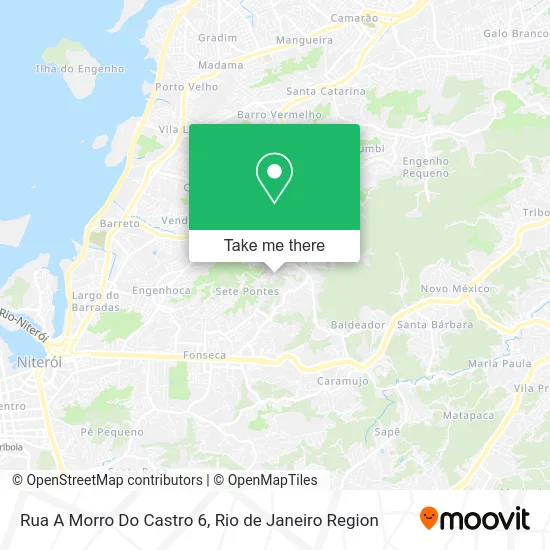Rua A Morro Do Castro 6 map