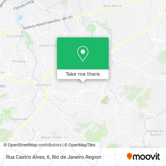 Rua Castro Alves, 6 map