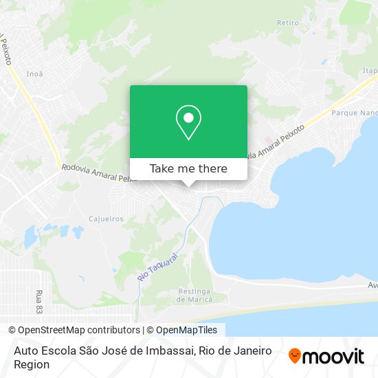 Auto Escola São José de Imbassai map