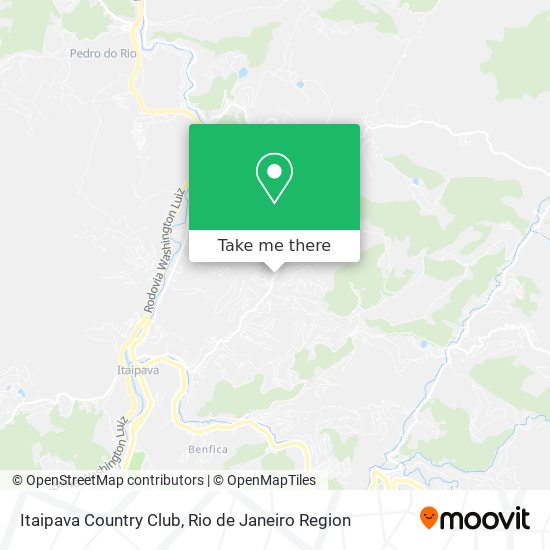 Itaipava Country Club map