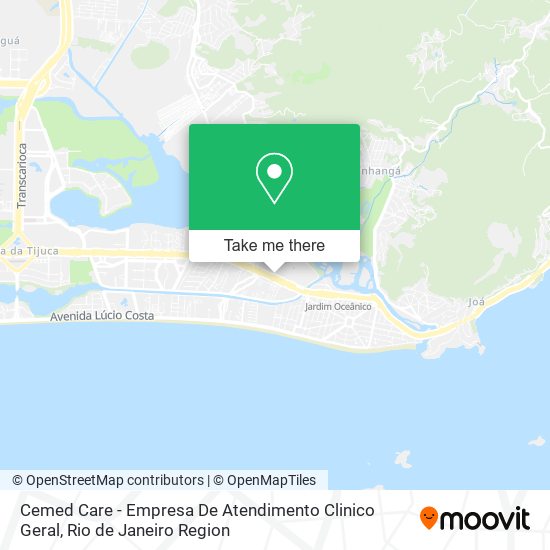 Mapa Cemed Care - Empresa De Atendimento Clinico Geral