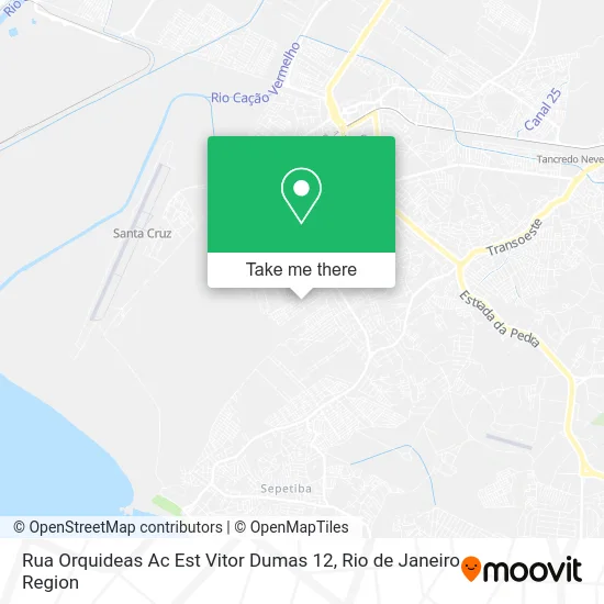 Rua Orquideas Ac Est Vitor Dumas 12 map
