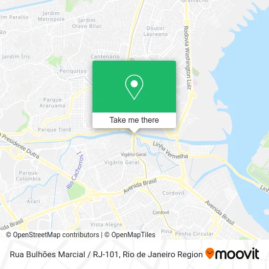 Rua Bulhões Marcial / RJ-101 map
