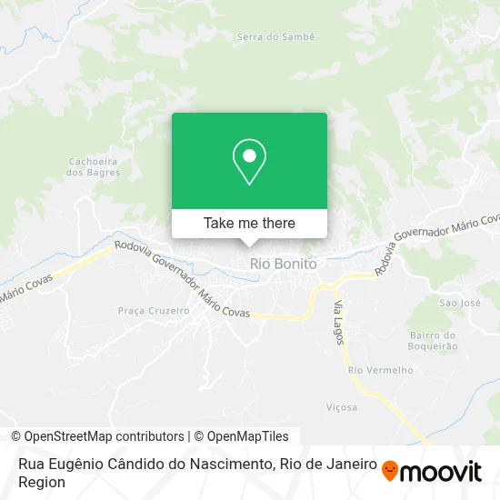 Rua Eugênio Cândido do Nascimento map