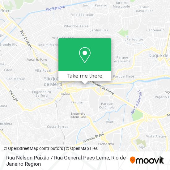 Rua Nélson Paixão / Rua General Paes Leme map