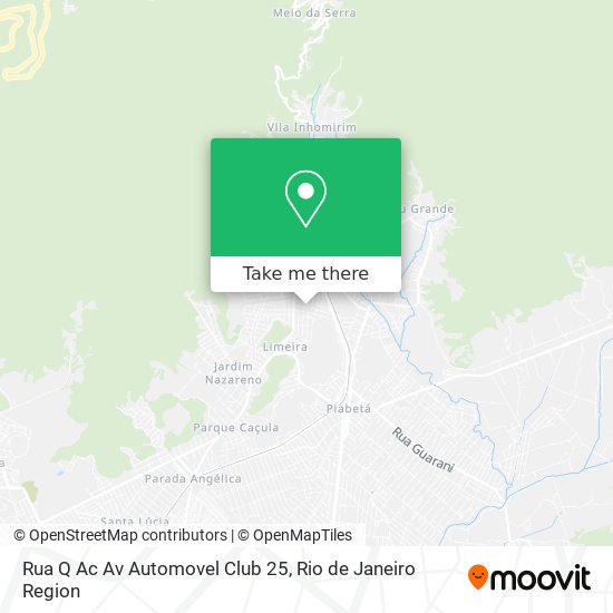 Rua Q Ac Av Automovel Club 25 map
