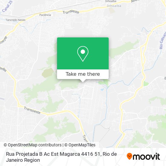 Rua Projetada B Ac Est Magarca 4416 51 map