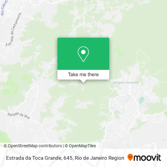 Estrada da Toca Grande, 645 map