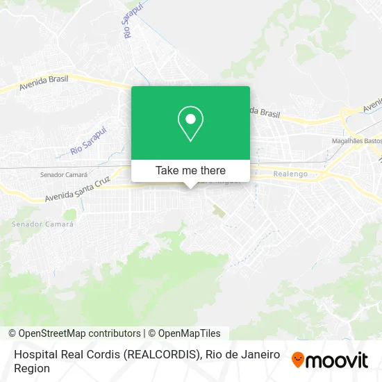 Hospital Real Cordis (REALCORDIS) map