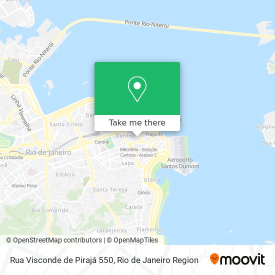 Rua Visconde de Pirajá 550 map