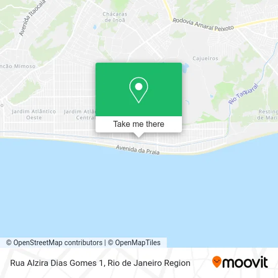 Rua Alzira Dias Gomes 1 map