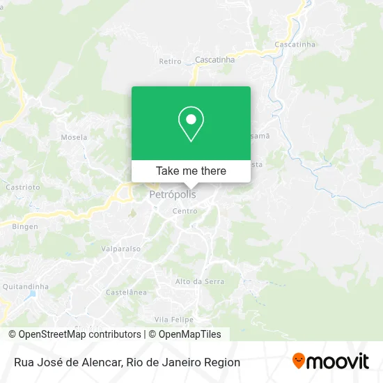 Rua José de Alencar map