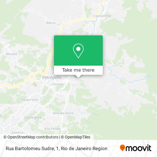 Rua Bartolomeu Sudre, 1 map