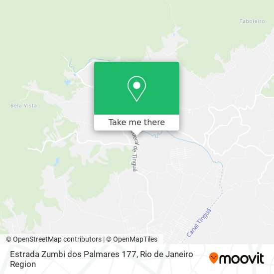 Estrada Zumbi dos Palmares 177 map