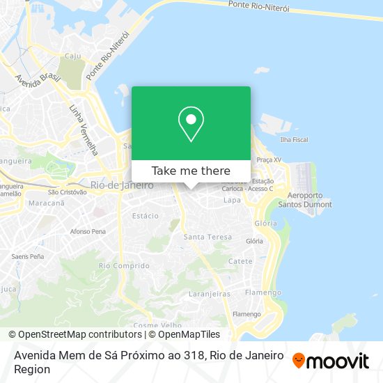 Avenida Mem de Sá Próximo ao 318 map