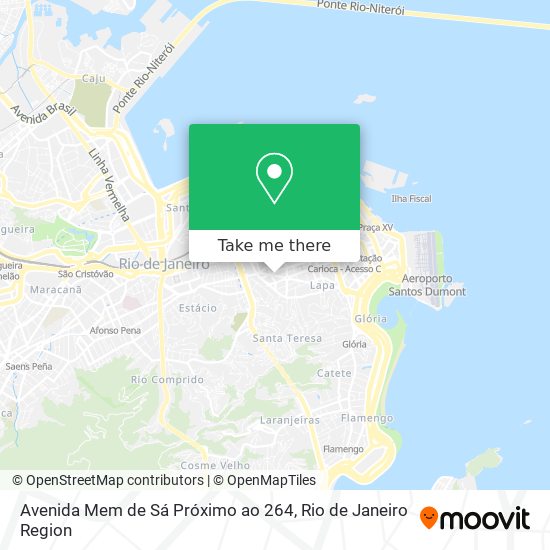 Avenida Mem de Sá Próximo ao 264 map