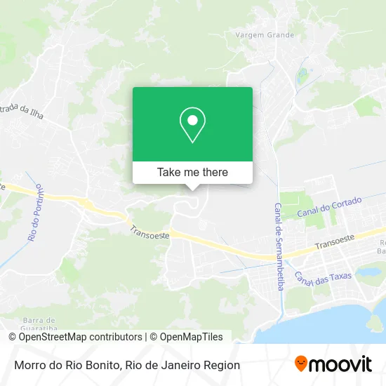 Morro do Rio Bonito map