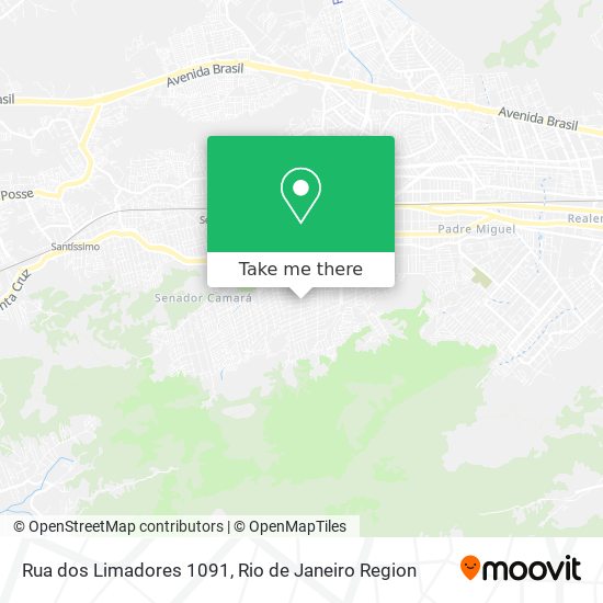 Rua dos Limadores 1091 map