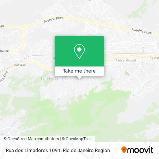 Rua dos Limadores 1091 map