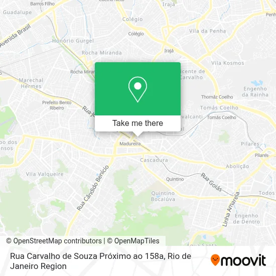 Rua Carvalho de Souza Próximo ao 158a map