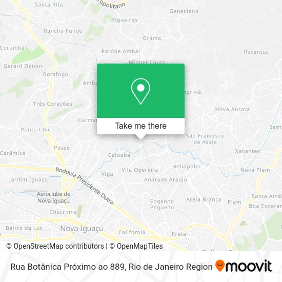 Rua Botânica Próximo ao 889 map
