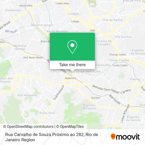 Rua Carvalho de Souza Próximo ao 282 map