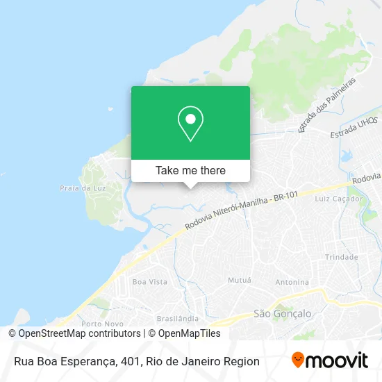 Rua Boa Esperança, 401 map
