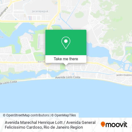 Avenida Marechal Henrique Lott / Avenida General Felicíssimo Cardoso map