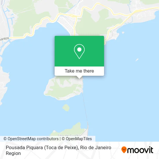 Pousada Piquara (Toca de Peixe) map