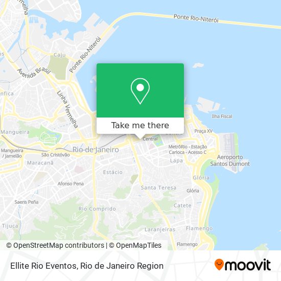 Ellite Rio Eventos map