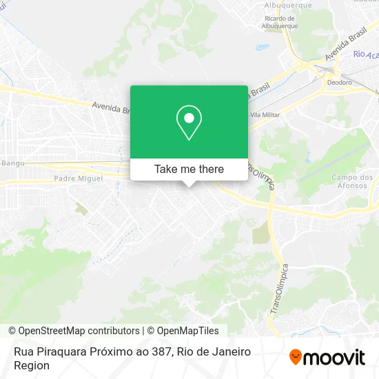 Rua Piraquara Próximo ao 387 map