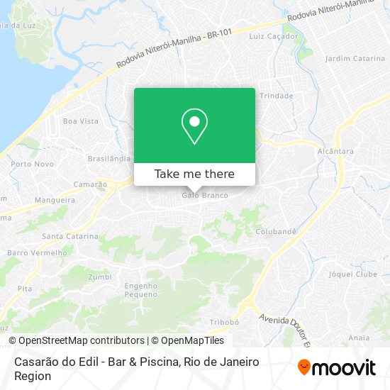 Casarão do Edil - Bar & Piscina map