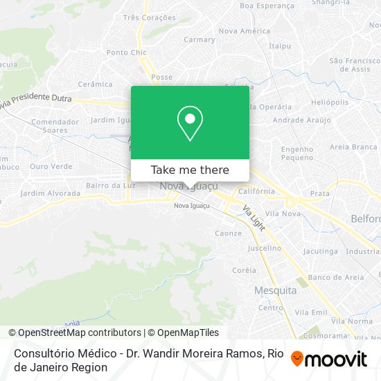 Consultório Médico - Dr. Wandir Moreira Ramos map