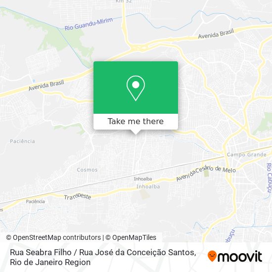 Rua Seabra Filho / Rua José da Conceição Santos map