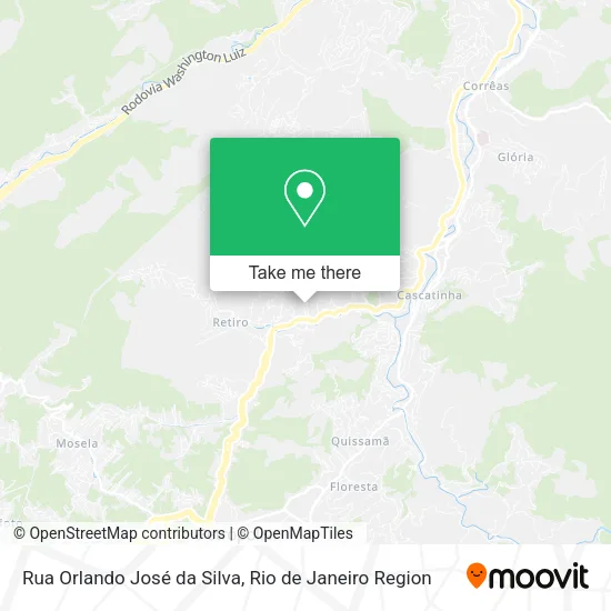 Rua Orlando José da Silva map