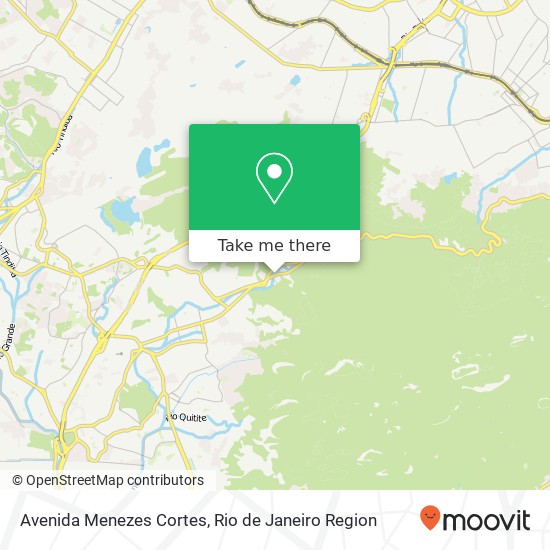 Mapa Avenida Menezes Cortes