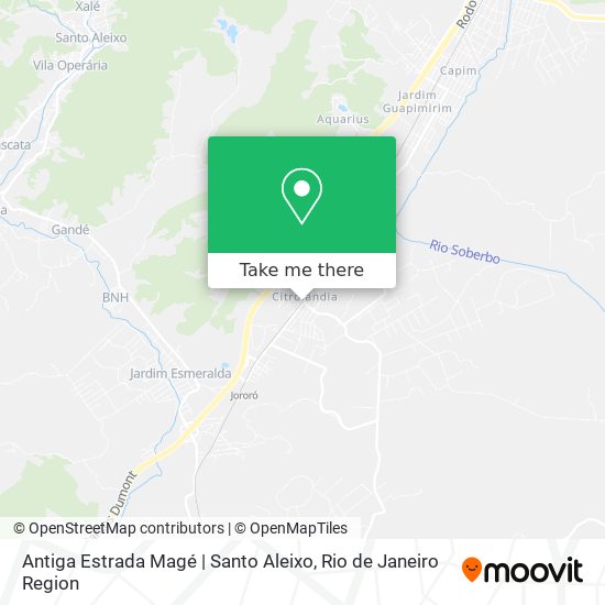 Antiga Estrada Magé | Santo Aleixo map
