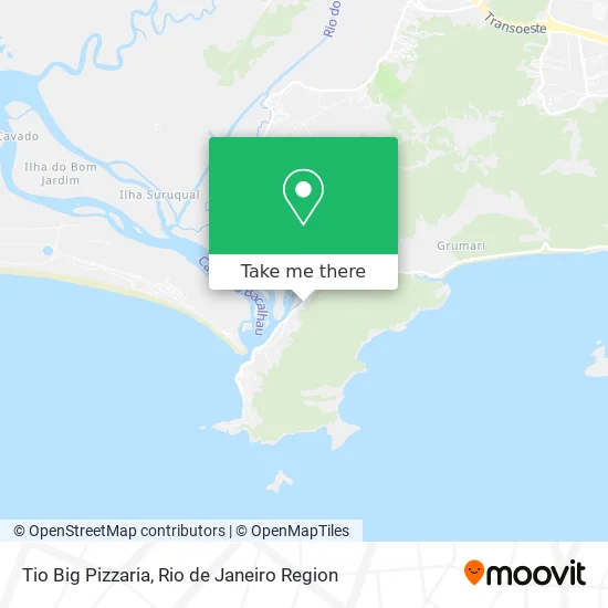 Tio Big Pizzaria map