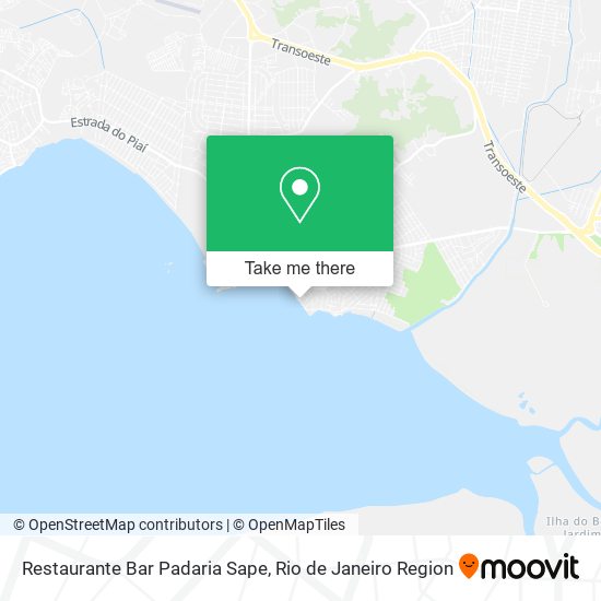 Restaurante Bar Padaria Sape map
