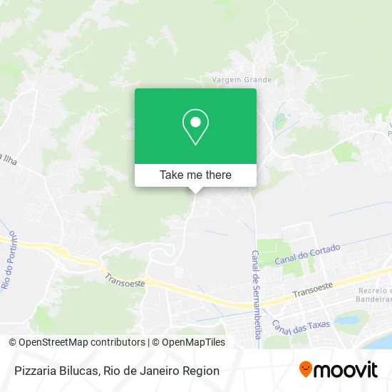 Pizzaria Bilucas map
