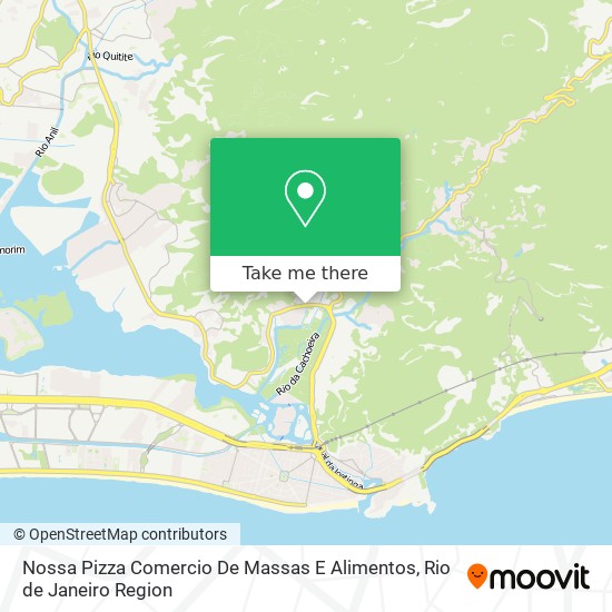 Mapa Nossa Pizza Comercio De Massas E Alimentos